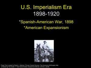 Spanish-American War, 1898