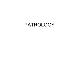 Patrology - Prepare to Serve