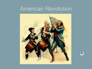 American Revolution - New Bremen Local Schools