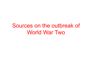 Sources for questions on WW2