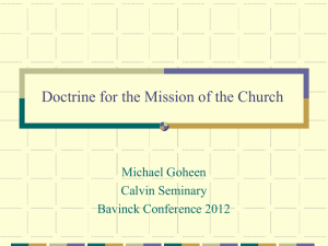 Doctrine for Preaching Mission