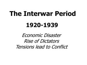The InterWar Period