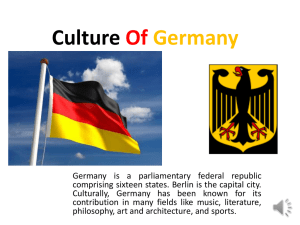 Culture Of Germany