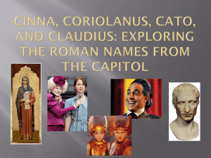 Exploring the Roman Names from the Capitol