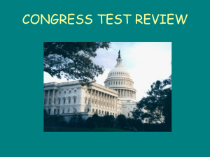 Congress test review