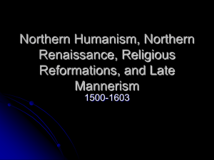 Northern Humanism, Northern Renaissance, Religious