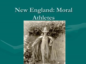 New England: Moral Athletes