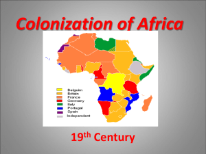 Colonization of Africa PPT