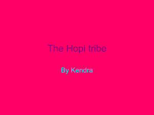 The Hopi tribe