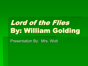 William Golding Biography (PowerPoint)