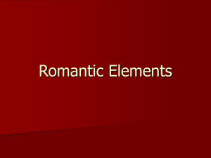 Romantic Elements - Lake Mills Area School District
