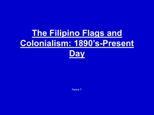 The Filipino Flags and Colonialism: 1890`s