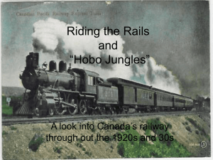Riding the Rails and “Hobo Jungles”