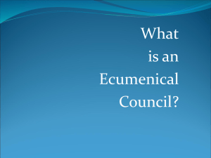 What is an Ecumenical Council? - Blessed John XXIII Parish Website