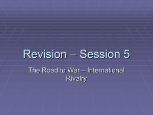 Revision – Session 5