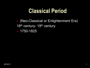 History & Appreciation of the Arts - PPT over Neo