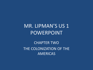 MR. LIPMAN`S US 1 POWERPOINT