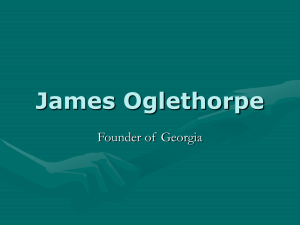 James Oglethorpe Power Point