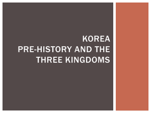 Korea Three Kingdoms Forward