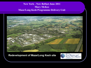Peace building and Conflict Resolution Centre at Maze / Long Kesh