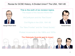 Revise for GCSE Humanities: The 1950`s