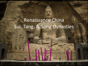 The Era of the Tang and Song Dynasties