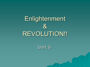 Enlightenment & REVOLUTION!!
