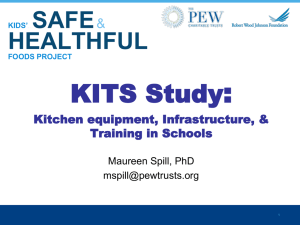 PEW KITS Study - School Nutrition Association