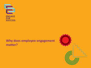 Employee Engagement - the evidence