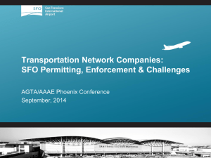SFO Presentation - Airport Ground Transportation