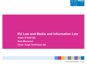 Matrix EU and Media Law
