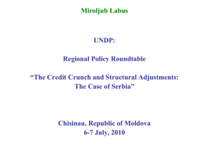 Policy response: Macroeconomic policy measures