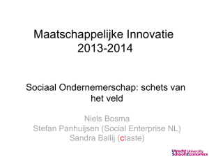 Maatschappelijke Innovatie 2013-2014