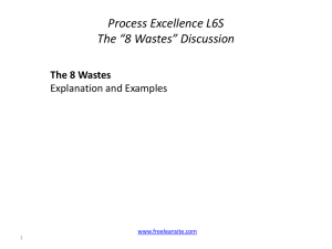 “8 Wastes” Discussion