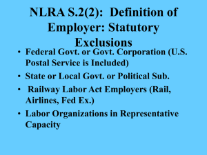 Section 2(3) Definition of Employee
