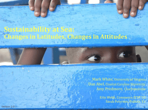 Sustainability at Sea - Slides
