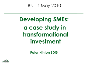 SME finance vs. Microfinance - Transformational Business Network