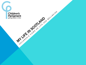 Children`s Parliament: My Life in Scotland