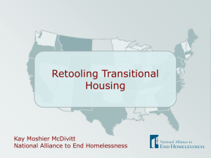 Shifting Transitional Housing Programs to Rapid Re