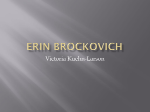 Erin Brockovich - Victoria Kuehn