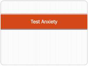 Test Anxiety