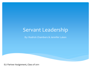 ELI project_Servant Leadership pres_v3