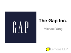 The Gap Inc. - UW Stock Pitch Competition