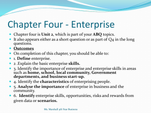 Chapter Four - Enterprise