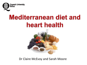 Mediterranean diet and heart health