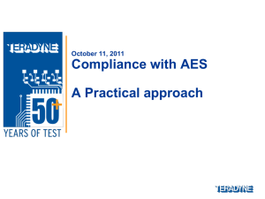 Compliance with AES
