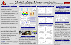 A presentation about Peak BrainHappiness Training for autism is
