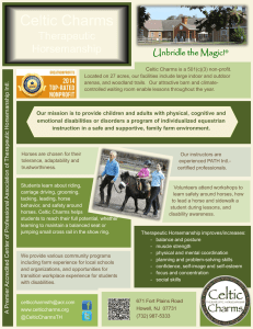 our flyer here - Celtic Charms Therapeutic Horsemanship