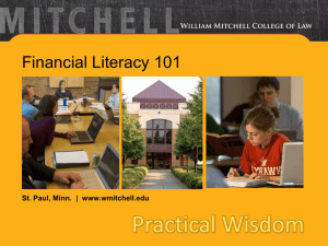 Financial Literacy 101 PowerPoint