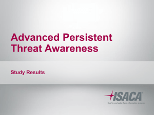 The Advanced Persistent Threat
